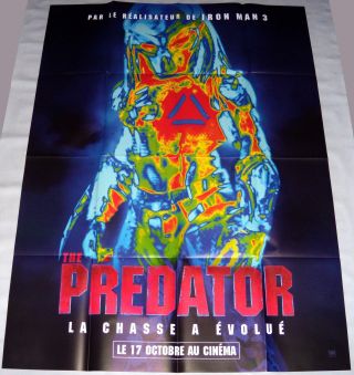 The Predator 2018 Shane Black Horror Boyd Holbrook Large French Poster