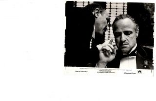The Godfather 1972 Release 8x10 Movie Still Marlon Brando