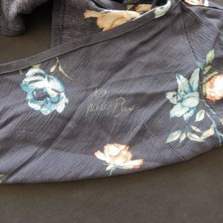 Playboy ' s Michelle Baena signed personally owned Blue Flowered top 2