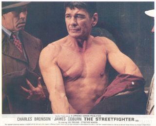 The Streetfigter Hard Times Lobby Card Charles Bronson James Coburn