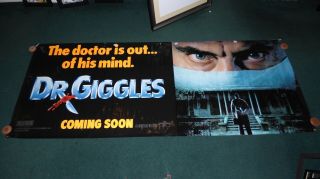 Dr.  Giggles 1992 Advance Movie Banner Holly Marie Combs