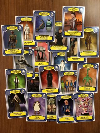 Sdcc 2018 Exclusive Gentle Giant Promo Toy Cards Complete Set Of 20 Star Wars