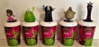 Hotel Transylvania 3 Movie Theater Exclusive Cup Topper Set 2 With 12 Oz Cups