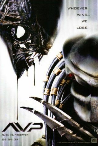 Alien Vs.  Predator (2004) 27x40 Ds One Sheet 1sh Movie Poster