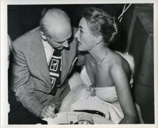 Joan Crawford Busty Rare Vintage Candid 8x10 Photograph