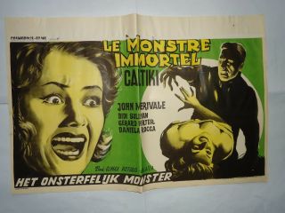 Caltiki/john Merivale// U3/ Belgian Poster