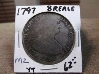 1797 8 Real Mexican Silver Coin (m2)