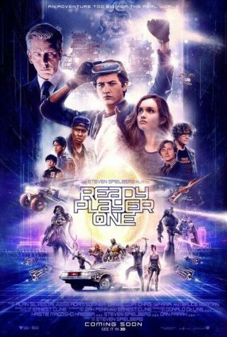 Ready Player One - Ds Movie Poster - 27x40 D/s Final Spielberg Two Side