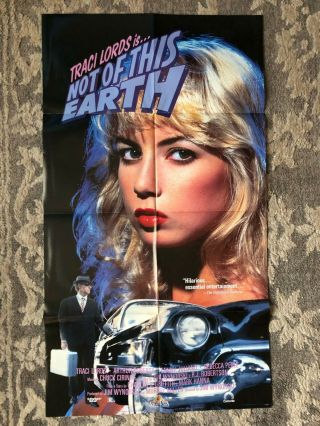 Traci Lords Not Of This Earth Video Store Vhs Movie Poster From 1988
