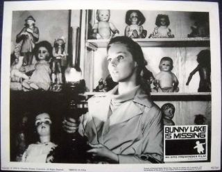 Bunny Lake Is Missing Movie Poster Artist Saul Bass Carol Lynley & Creepy Dolls