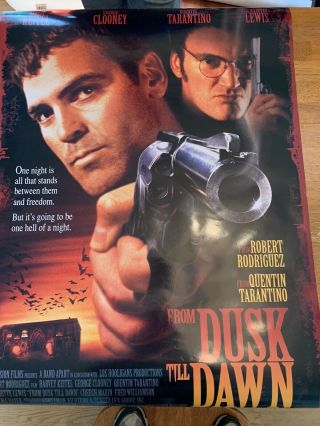 From Dusk Till Dawn 1996 Movie Poster Ds,