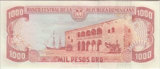 Dominican Republic Banknote P.  158b 1,  000 1000 1.  000 Pesos Oro 1997,  UNC 2