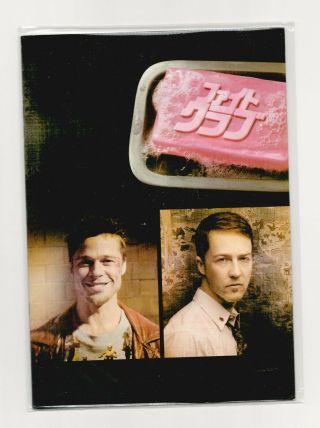 Fight Club Brad Pitt Edward Norton David Fincher Japan Movie Program