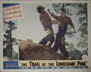 The Trail Of The Lonesome Pine Lobby Card 1936 Sylvia Sidney,  Fred Macmurray