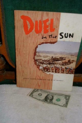 1947 Movie Program (duel In The Sun) Jennifer Jones,  Gregory Peck