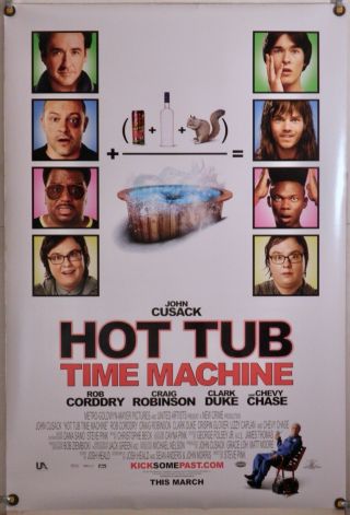 Hot Tub Time Machine Ds Rolled Orig 1sh Movie Poster John Cusack Comedy (2010)