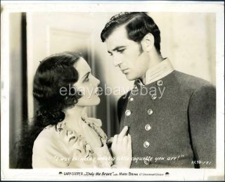 Gary Cooper Mary Brian Only The Brave 1930 Vintage Movie Photo 626c
