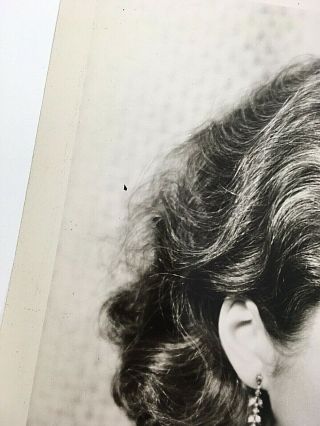 Billie Dove Black White Photo 8 x 10 United Artists Age for Love 1930 ' s Vintage 3