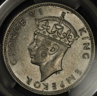 1939 Pcgs Au55 Southern Rhodesia 1/2 Half Crown