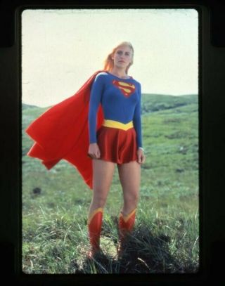 Helen Slater Supergirl Portrait In Costume Stamped 35mm Transparency