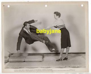 James Stewart Jane Wyman 8x10 Photo In Action 1947 Magic Town