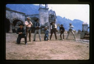 Magnificent Seven 7 Steve Mcqueen Yul Brynner Charles Bronson 35mm Transparency