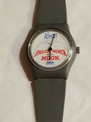 Amazon Women On The Moon 1987 Promo Watch Wristwatch Lana Clarkson Sybil Danning