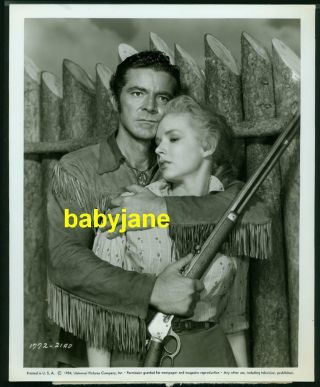 Dana Andrews Piper Laurie Vintage 8x10 Photo 1954 Smoke Signal