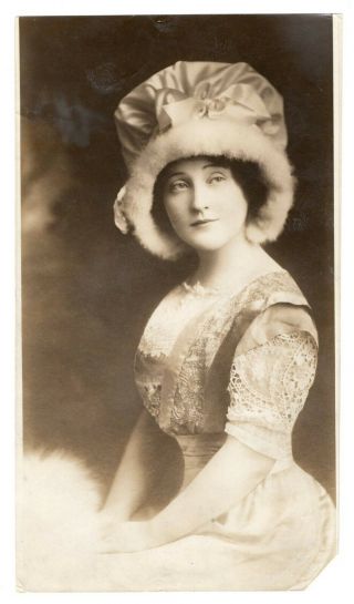 Reine Davies 1910 Vintage Vaudeville Singer And Actress Promotional Photo 347