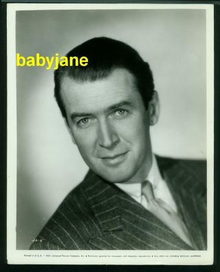 James Stewart Vintage 8x10 Photo 1957 Handsome Portrait Universal Pictures