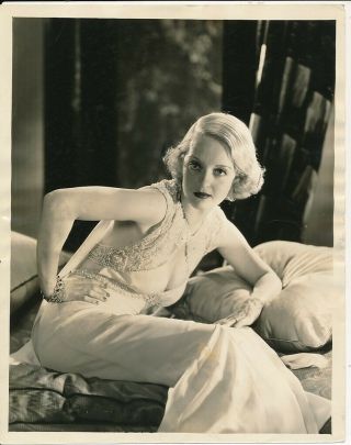 Bette Davis Vintage 1933 The Ex - Lady Warner Bros.  Studio Portrait Photo