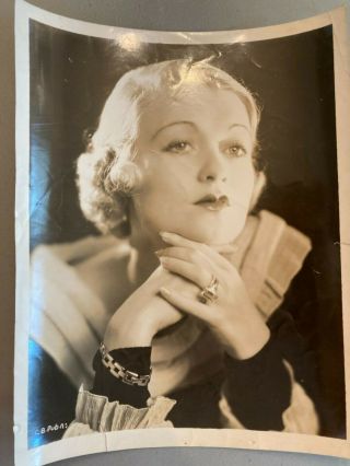 1932 Studio Publicity Photo Of Constance Bennett For Lady With A Past