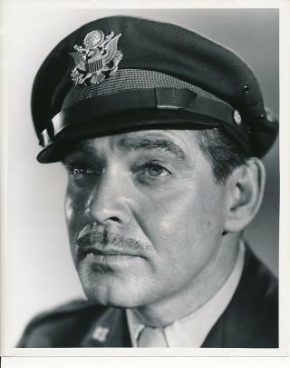 Clark Gable Vintage 1948 Command Decision Mgm Key Set Portrait Photo