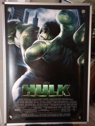 The Incredible Hulk Eric Bana Jennifer Connelly 27x40 Movie Poster 2003
