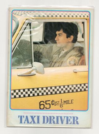 Taxi Driver Robert De Niro Jodie Foster Harvey Keitel Japan Movie Program 1976