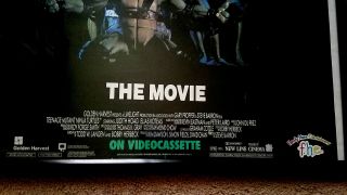 TEENAGE MUTANT NINJA TURTLES THE MOVIE VHS RELEASE POSTER (1990) 2