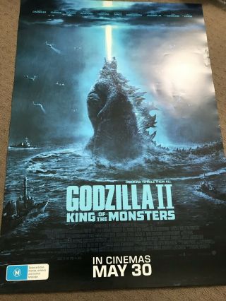 Godzilla 2: King Of The Monsters Movie Poster - Double Sided