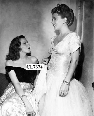 Judy Garland And Lana Turner Backstage At The Hollywood Bowl Photo