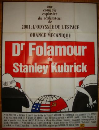 Dr.  Strangelove - Stanley Kubrick - Peter Sellers - G.  C.  Scott - Sci - Fi - R70s (45x60 Inch)