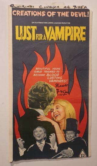 Daybill Movie Poster - Horror Lust For A Vampire