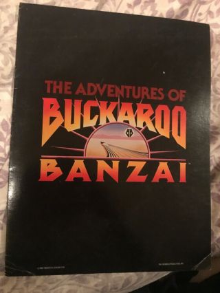 Adventures Of Buckaroo Banzai Premier Giveaway From Opening Screening