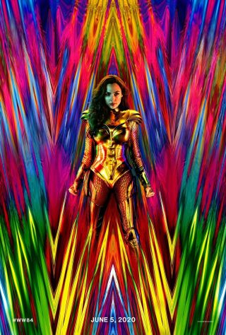 Wonder Woman 1984 Double Sided Theatrical Movie Poster (27” X 40”)