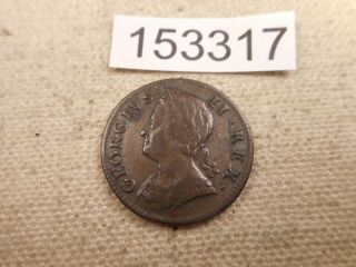 1749 Great Britain Farthing Collector Grade Album Coin - 153317