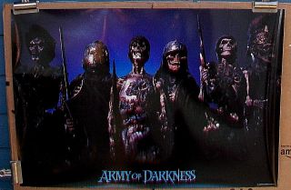 Army Of Darkness Deadite Poster Bruce Campbell Sam Raimi Skeleton Army Evil Dead