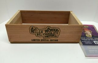 Willy Wonka The Chocolate Factory Limited Special Edition Wooden Crate