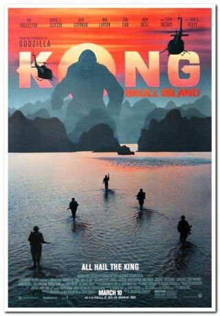 Kong: Skull Island - 2017 - D/s 27x40 Movie Poster B - Samuel L.  Jackson