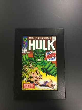 Marvel Comics 102 The Incredible Hulk Framed Art/print Limited Edition Numbered