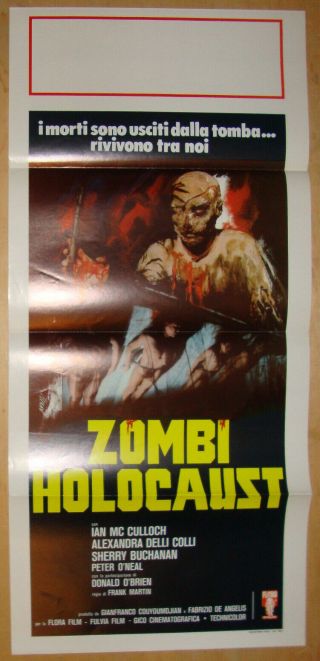Doctor Butcher M.  D Aka Zombie 3 - Horror - M.  Girolami - Giallo - Locandina (13x28 Inch)