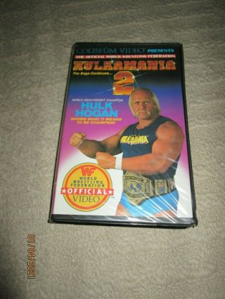 WWF ' S HULKAMANIA 2 THE SAGA CONTIUES - VIDEO VHS - 2