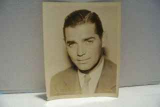 Old Clark Gable Movie Star Actor Mgm Studio Photograph 8 X 10 Cg - 21